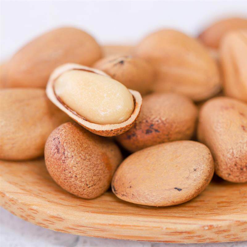 甘肃天水特产松子坚果干果原味松子干炒薄皮400g袋装包邮