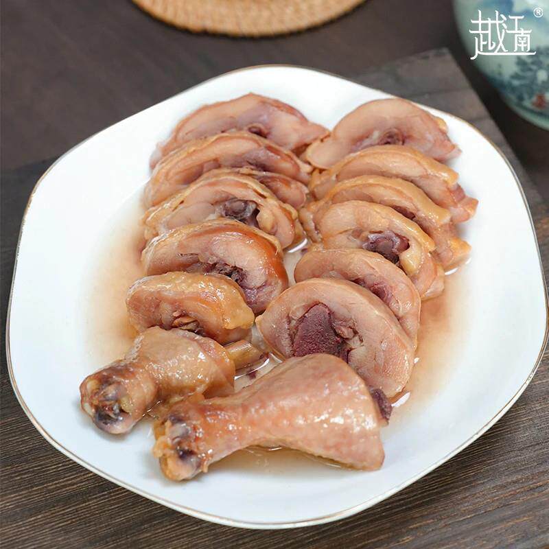 越江南特产农家手工咸香腊鸡腿经典腌制品牌手枪鸡腿500g