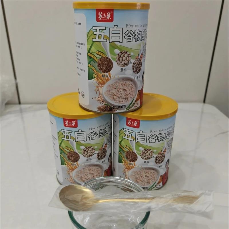 新货苏老泉五白谷物即食麦