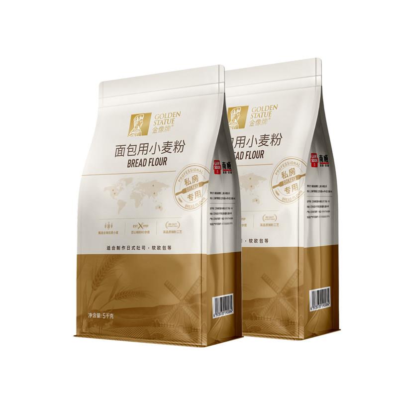 金像高筋面粉5kg私房烘焙专用吐司面包粉大包装西点烘焙原料10斤