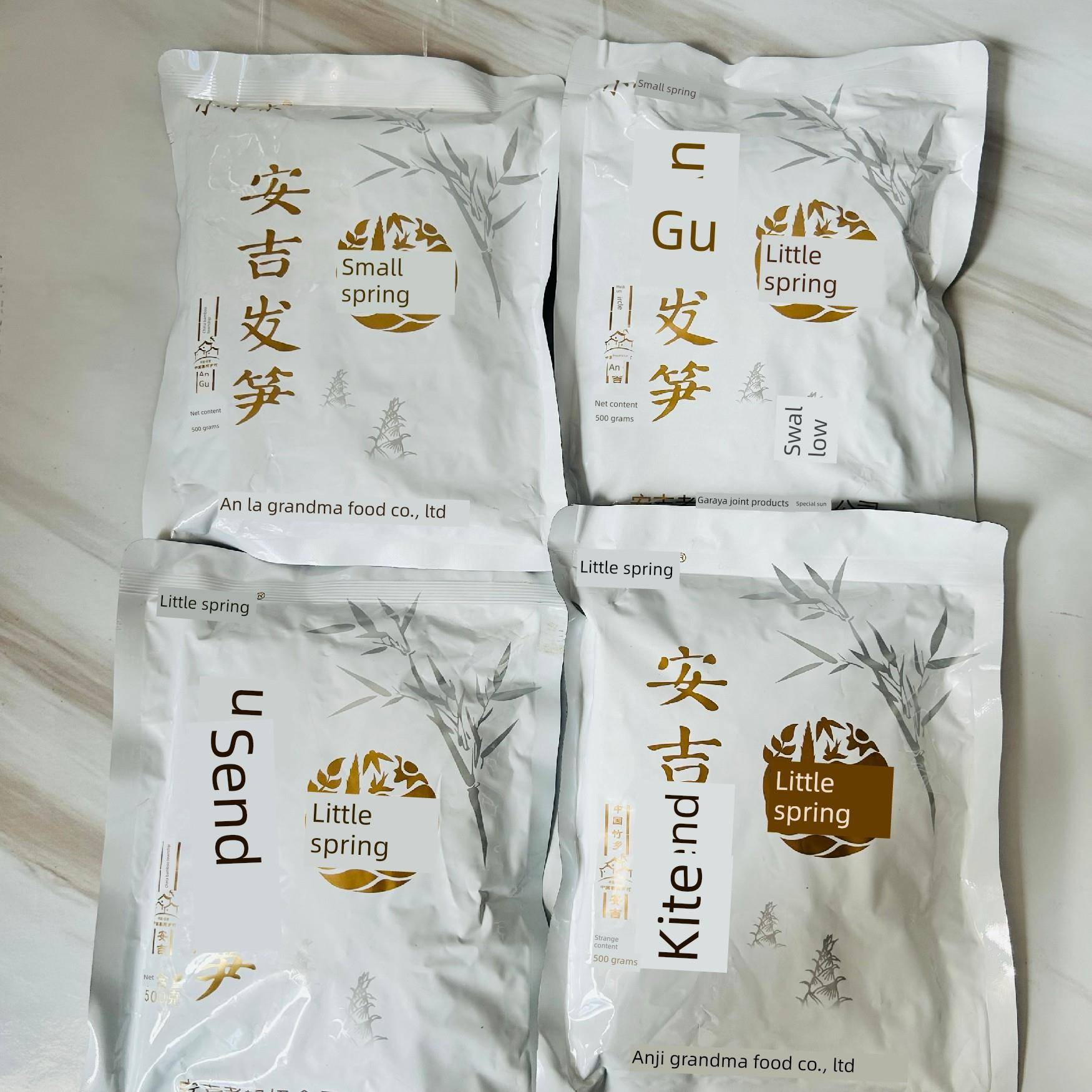 小小春安吉发笋500g干锅发笋毛笋干嫩笋尖水煮笋手撕笋清水玉笋片
