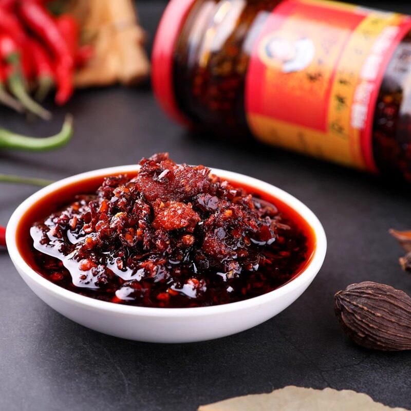 辣子鸡拌面老干妈风味豆豉辣子鸡油辣椒280g瓶辣椒酱下饭菜拌