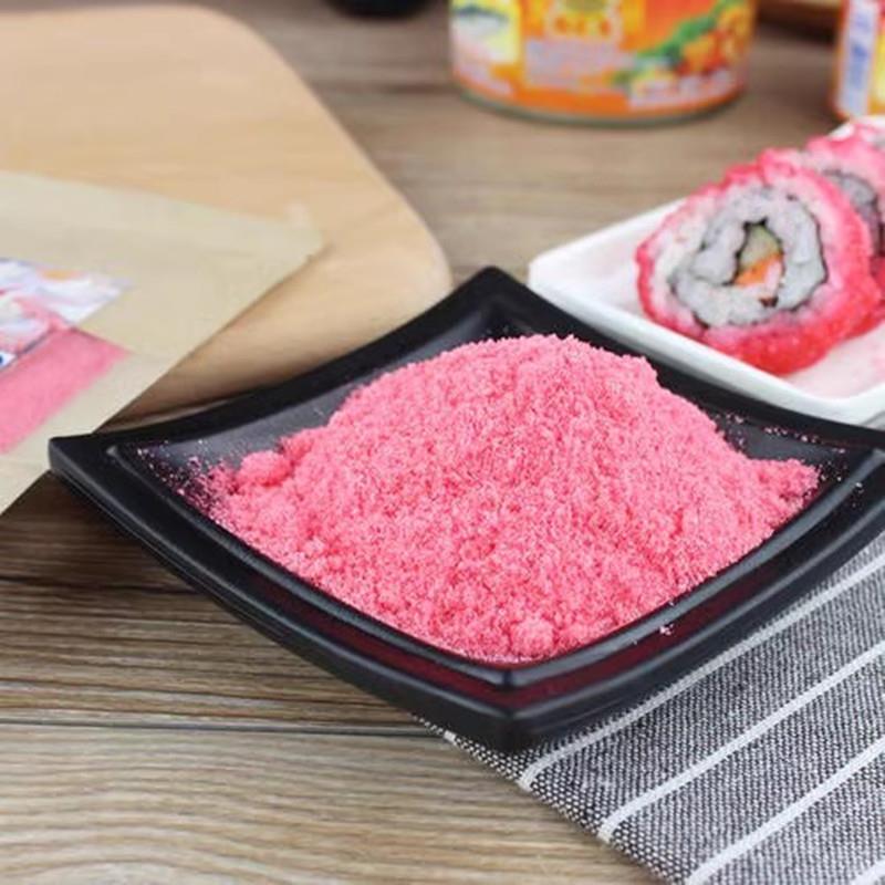怀田樱花寿司材料 鲜艳红樱花粉/鱼松粉 1kg 寿司红鱼粉包邮