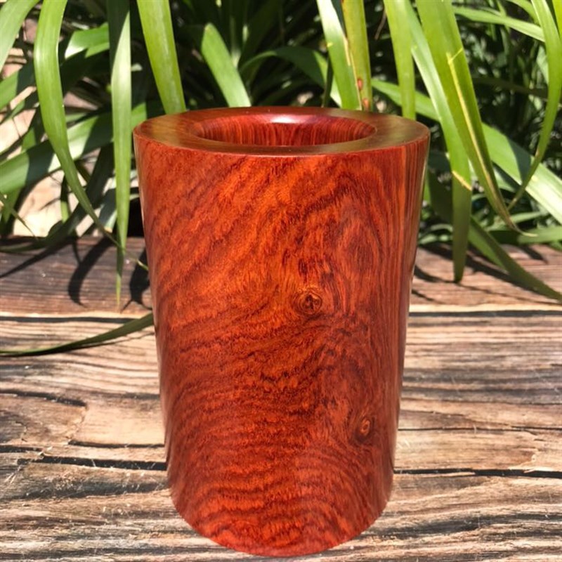 红木笔筒15x10缅甸花梨木实木笔架书房摆件缅花文房四宝桌面收纳