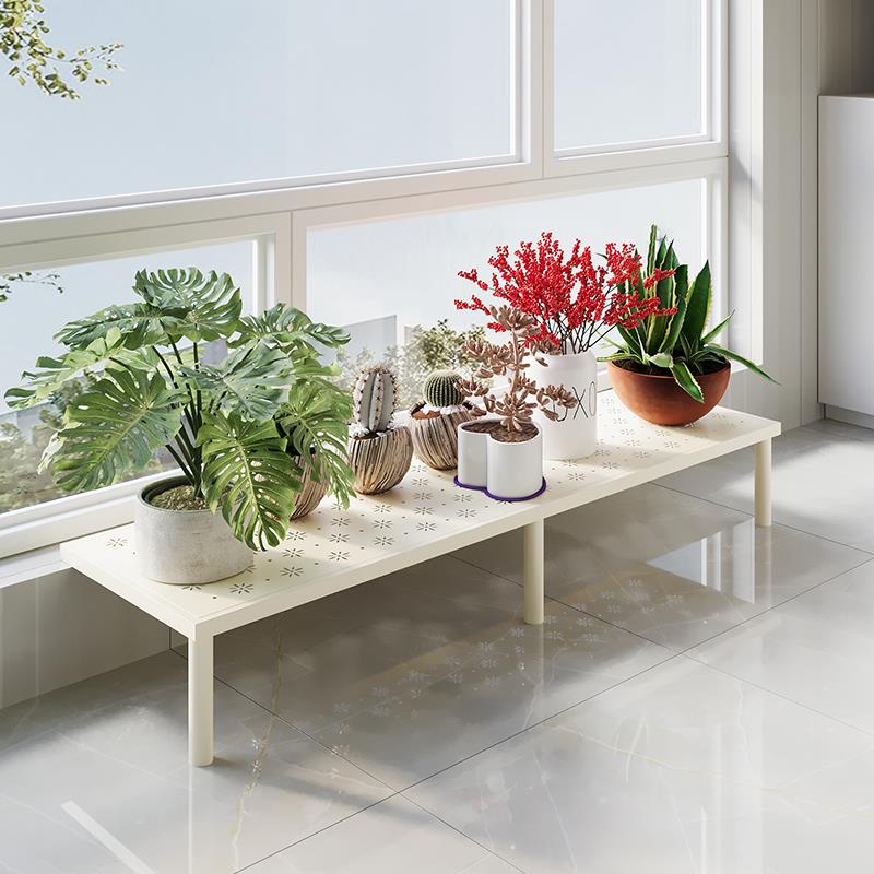 阳台花架落地窄窗台加宽延伸台面置物架多肉花盆架子空间利用神器