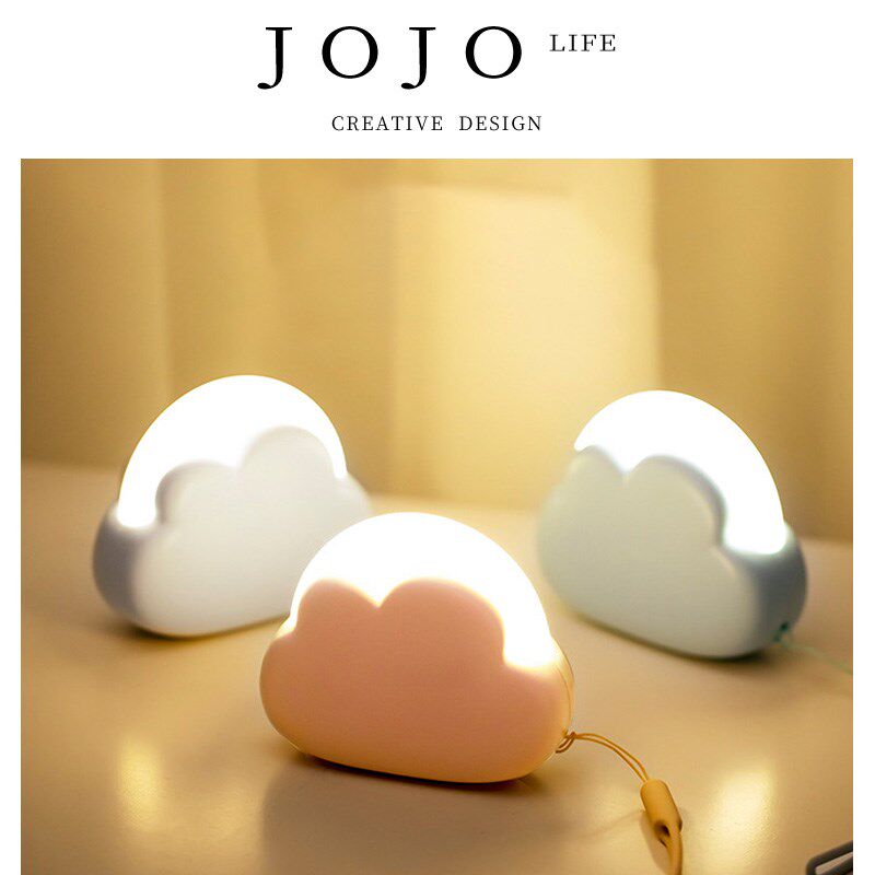 JOJOS L. PD.Jingluo.小夜灯创意云朵伴睡卧室床头暖光灯  京洛