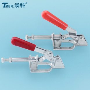 快速夹具焊接工装 不锈钢推拉式 夹钳压紧器302F肘夹台钳手动木工具