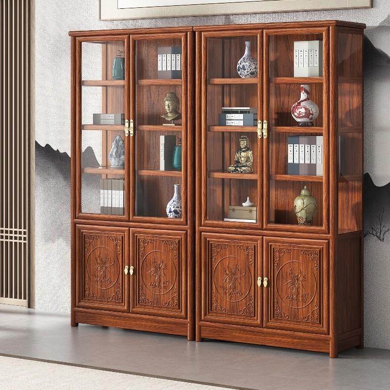 实木带门玻璃书柜展示柜陈列柜茶叶架珠宝古玩文玩玉器货架置物架,商业/办公家具,展示柜/陈列柜/展示架/货柜,淘宝优惠券,粉丝福利购,淘宝优惠卷
