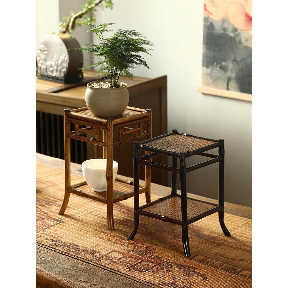 紫竹兰花架花几菖蒲花台禅意茶室茶棚中式迷你多肉植物室内花架,特色手工艺,竹编/竹雕,淘宝优惠券,粉丝福利购,淘宝优惠卷