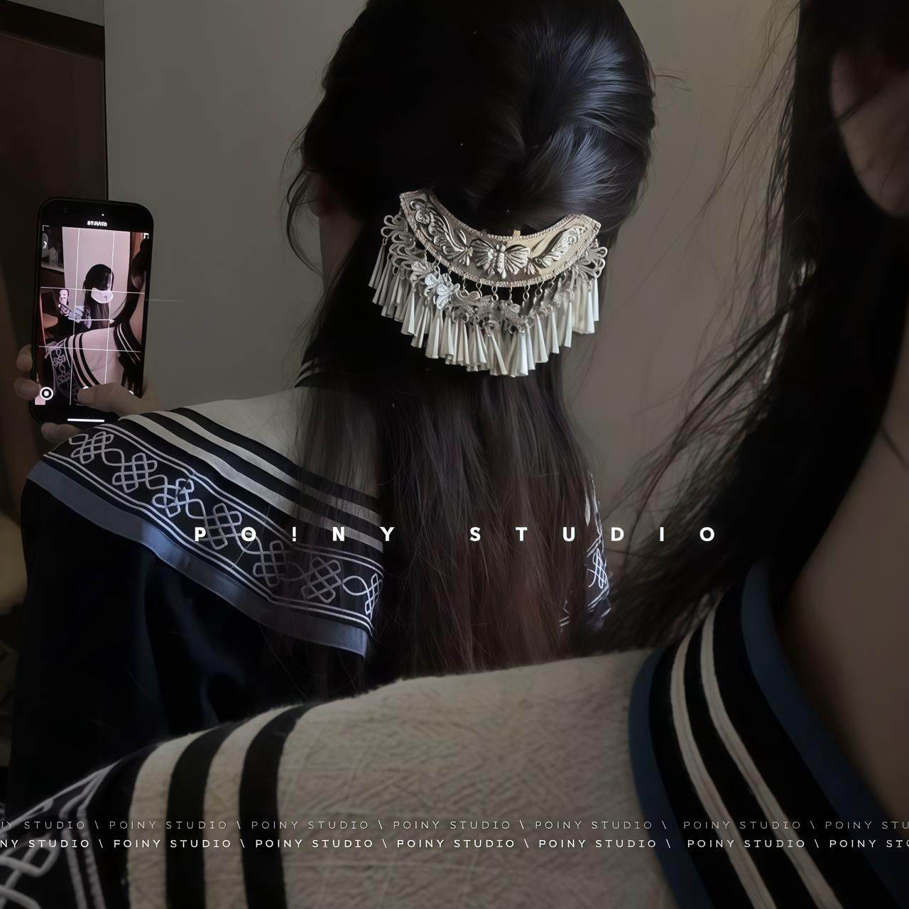 彷苗银流苏发簪女气质高级感重工簪子国风民族风发饰头饰发钗,饰品/流行首饰/时尚饰品新,发饰,淘宝优惠券,粉丝福利购,淘宝优惠卷