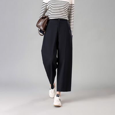 2025新款高腰显瘦直筒休闲裤