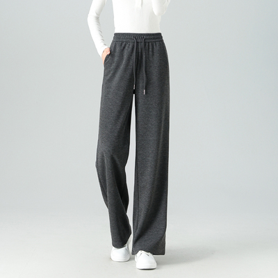 衣恋集团旗下品牌LUKKEN2025简约百搭时尚休闲裤显瘦长裤阔腿长裤