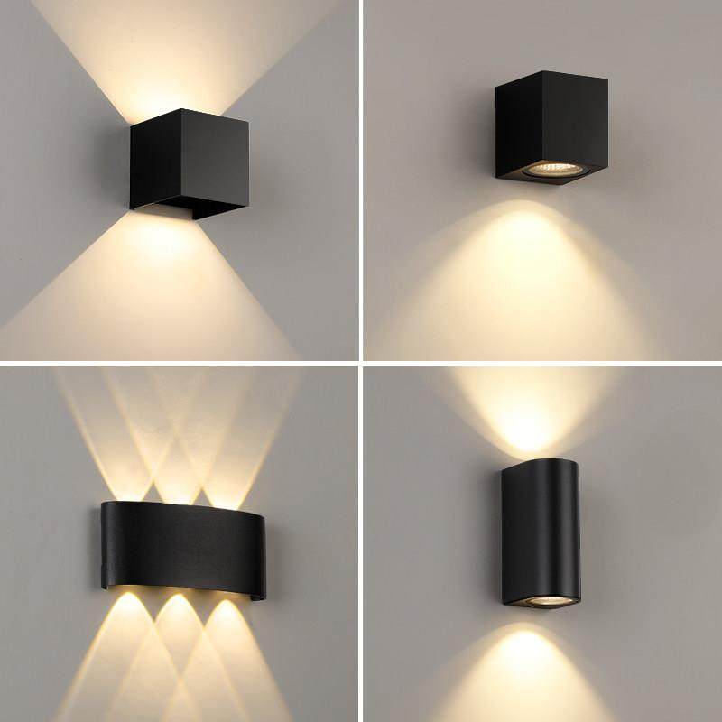 led户外壁灯洗墙灯射灯防水酒店门头柱子上下楼梯双头门牌外墙灯,家装灯饰光源,壁灯,淘宝优惠券,粉丝福利购,淘宝优惠卷