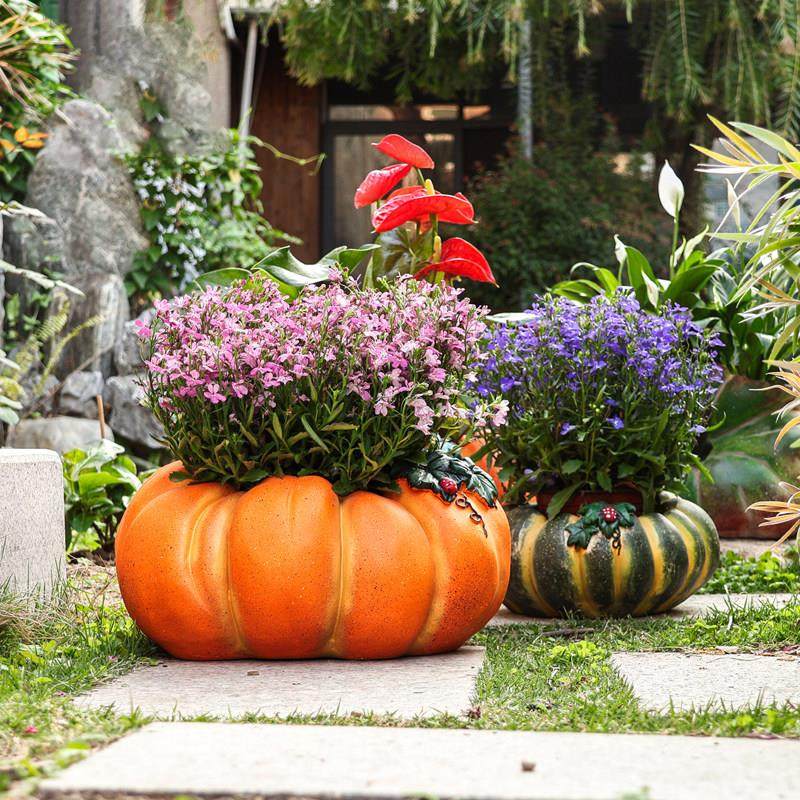 覆古多肉绿植南瓜花盆大号口径户外庭院阳台花园别墅装饰造景摆件,家居饰品,花盆,淘宝优惠券,粉丝福利购,淘宝优惠卷