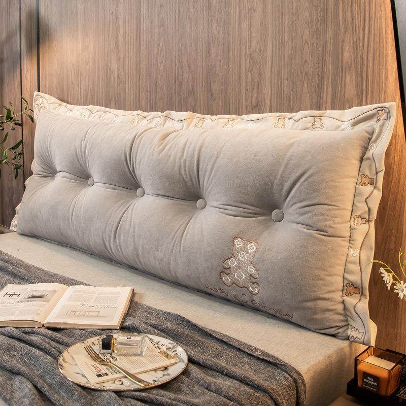 北欧床头靠垫卧室长条靠枕沙发大靠背垫榻榻米飘窗双人软包可拆洗,居家布艺,床头靠垫,淘宝优惠券,粉丝福利购,淘宝优惠卷