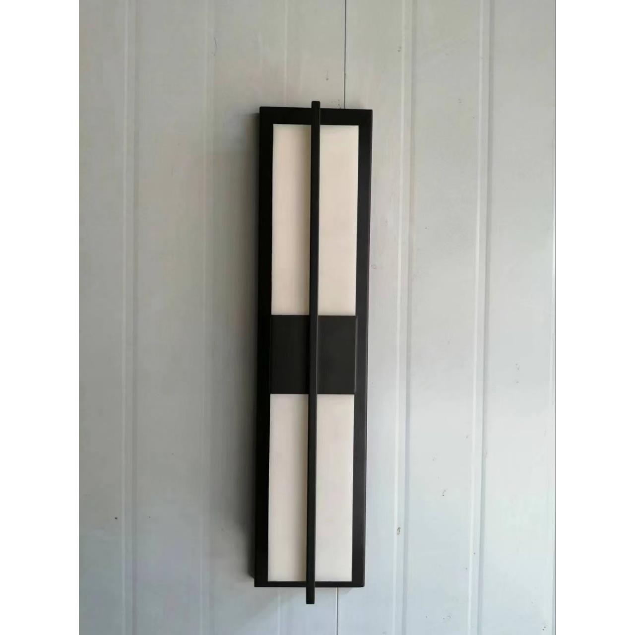 户外全铜壁灯新中式别墅庭院大门柱壁灯室外墙云石客厅电视墙灯