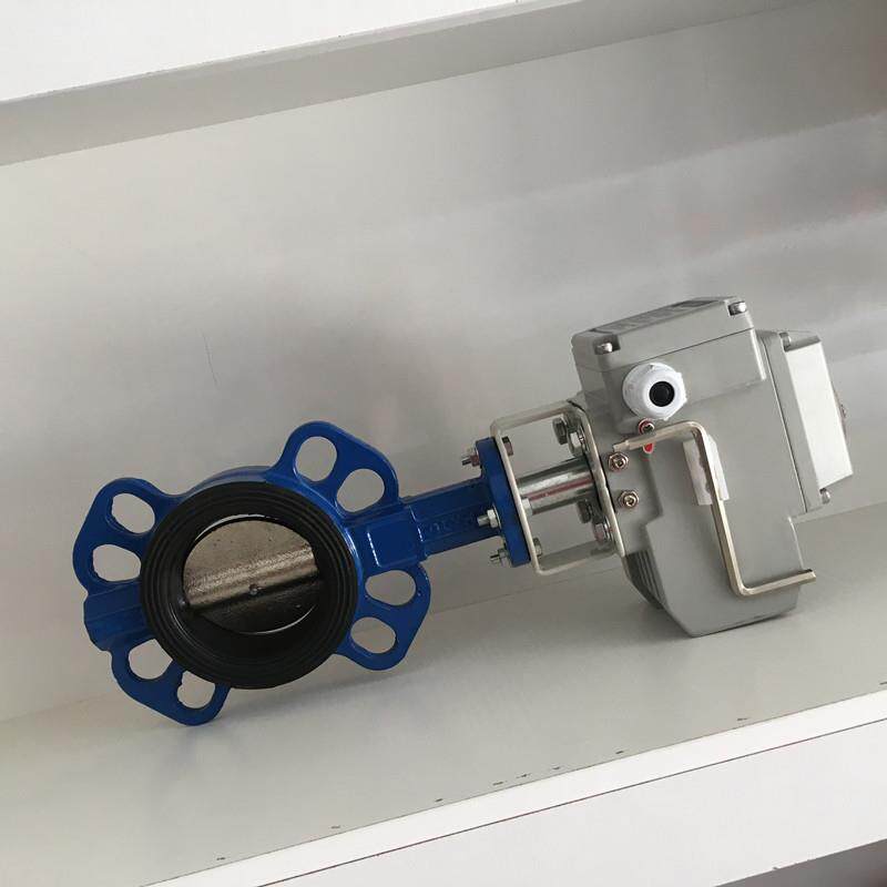 厂家直销电动蝶阀D971X-16软密封对夹铸铁衬胶蝶阀