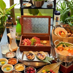 餐厅酒店海棠花翻盖玻璃下午茶展示盒餐具中式复古实木美食点心盒