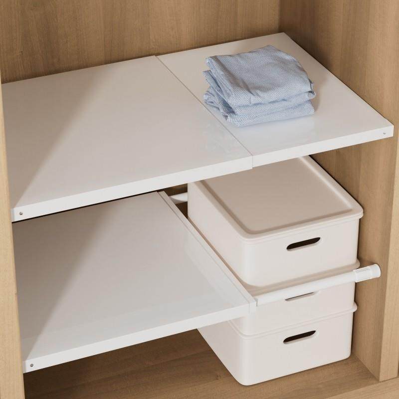 柜子内隔板分层架收纳神器伸缩置物架碳钢隔断层板免打孔利用内部,收纳整理,整理架/置物架/收纳架,淘宝优惠券,粉丝福利购,淘宝优惠卷