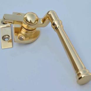 纯铜执手老式钢窗配件纯铜风撑窗户配件
