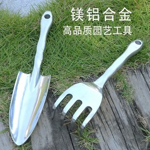 园艺工具种花铲子户外挖土种菜翻土花铲耙子家用松土工具养花工具