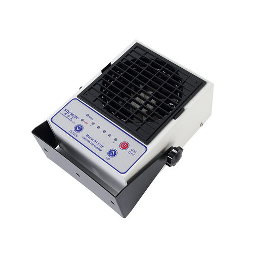 思帝克ST101E智能台式直流离子风机PCB板电子除尘消除静电器厂家