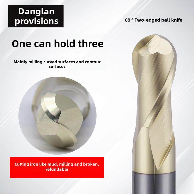 68度钨钢合金R4球头式铣刀R3不锈钢钛合金特殊R5扩展R6R1R2R1.5