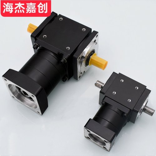 T型双出轴伺服步进无刷电机换向器直角转向齿轮箱90度行星减速机