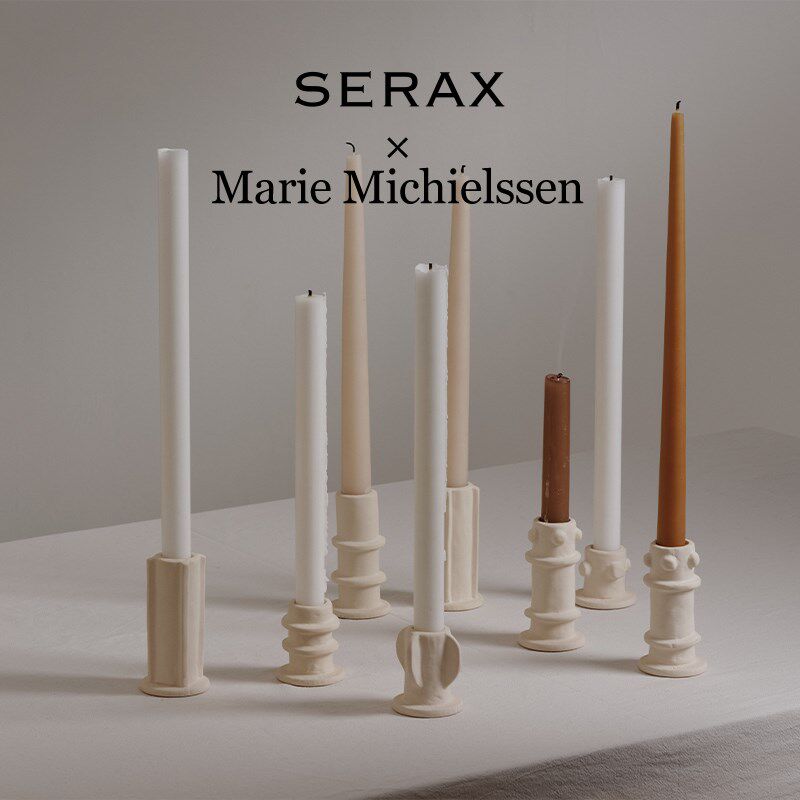 比利时Serax手工创意烛台摆件家用蜡烛烛托氛围感桌面装饰摆件