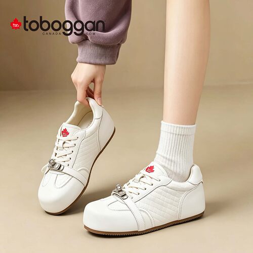 toboggan复古厚底防滑女运动鞋