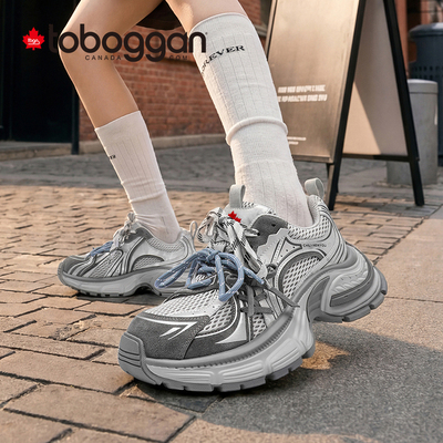 TOBOGGAN网面透气增高女老爹鞋