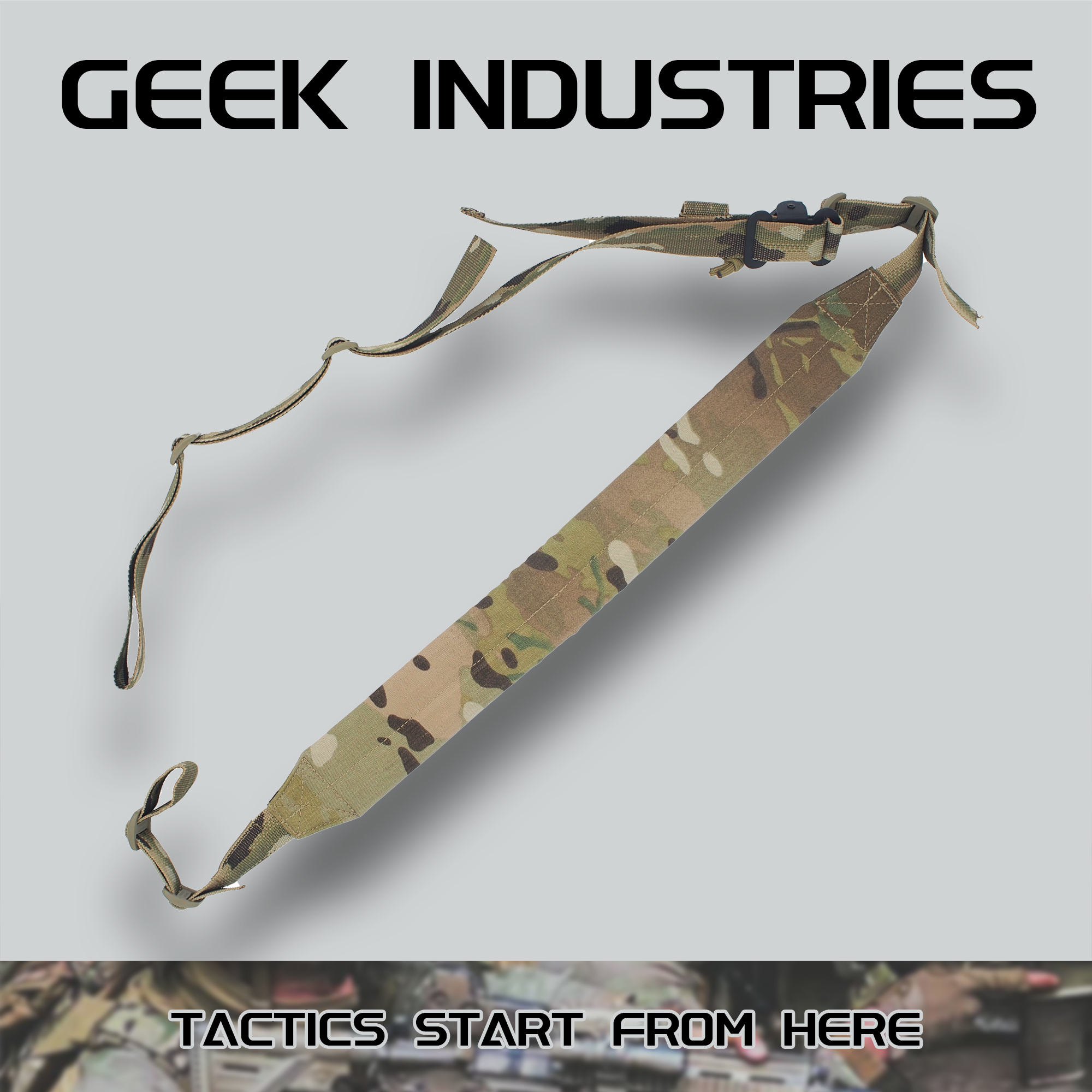 GI3028CB 进口CB不反光狼棕面料 加厚尼龙织带 VTAC MK2 背带