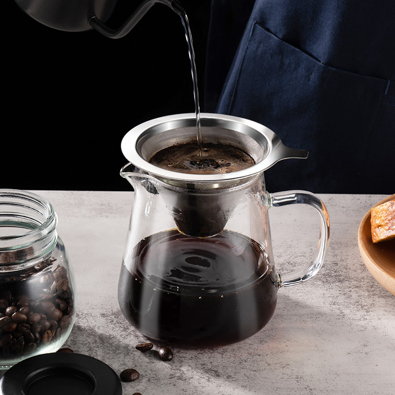 咖啡滤网过滤器便携手冲咖啡滤杯免滤纸不锈钢萃取杯挂耳滤纸漏斗