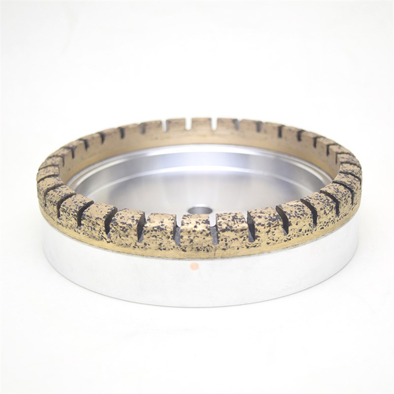 玻璃石材全齿磨轮 双边直边机粗钢化玻璃磨轮高力威俐锋金玻磨边