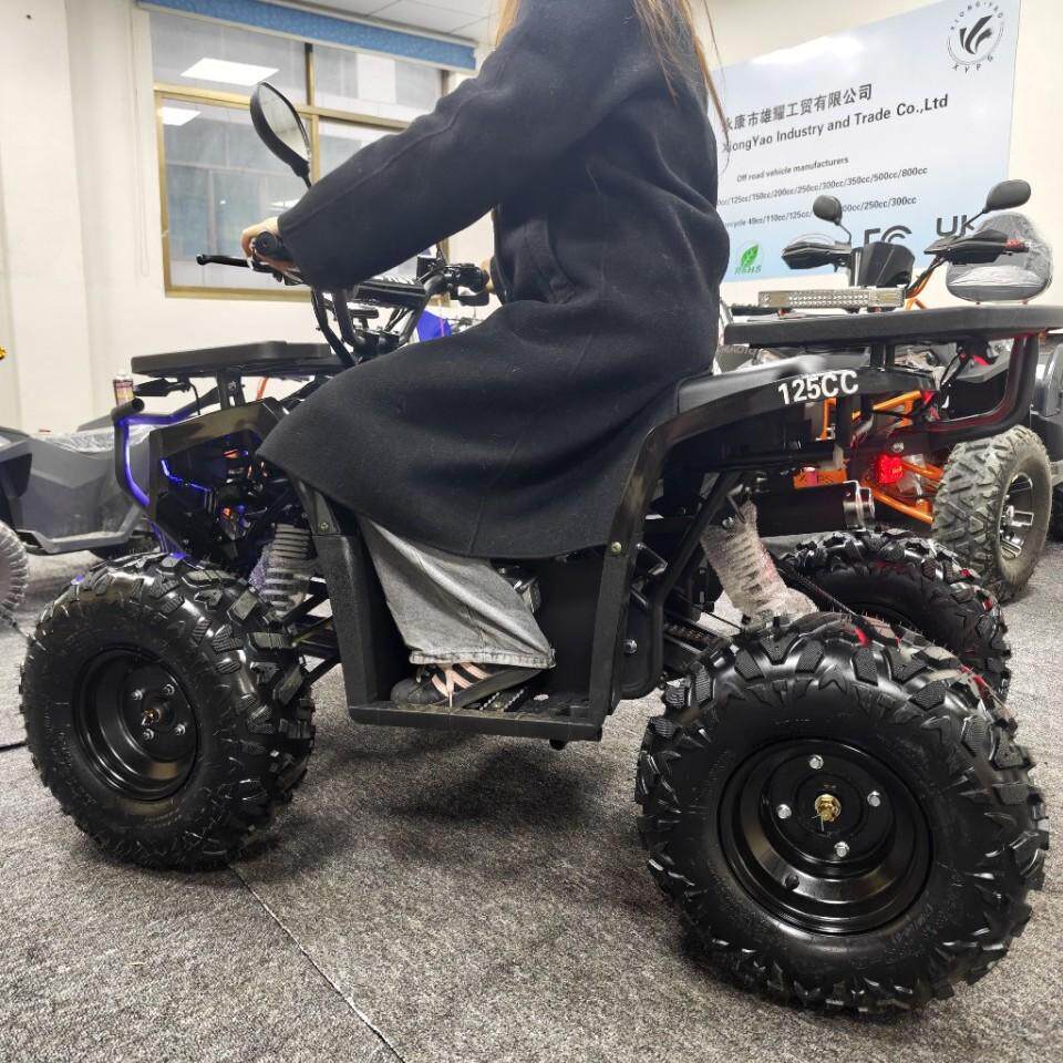 跨境全地形车ATV四轮沙滩车125CC越野摩托车山地车电动汽油车