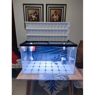 50鱼缸龟缸上滤干湿分离过滤盒周转箱滴流盒静音增氧上置水族过滤