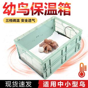 牡丹玄凤幼鸟雏鸟手养鹦鹉专用鸟窝过冬保温箱加热便携式恒温迷你