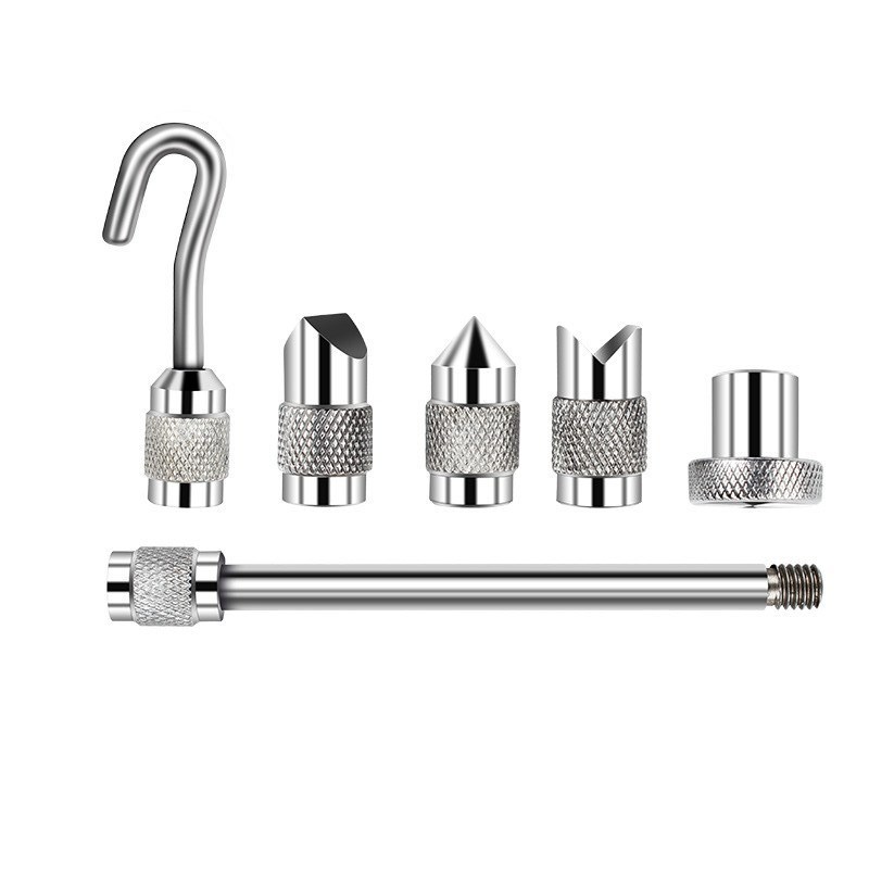 数显推拉力计配件测头指针测力计拉力机夹具挂钩测头零件勾子平头图片