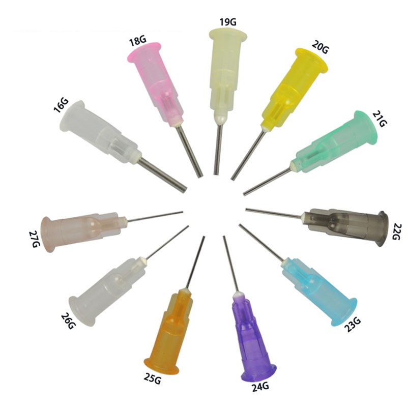 包邮 塑胶卡口针头 塑胶点胶头 点胶机针头 金属针头 胶水针头