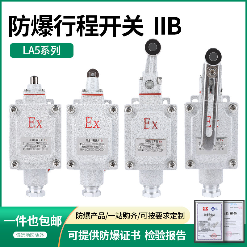 防爆行程开关限位B型DLXK LX5-15B/5d防爆型单摇臂lx5-D滚轮Z EX