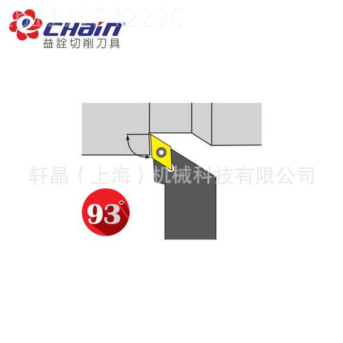 台湾益诠EYC 数控外圆/外径车K刀杆SDJCR/-080L807 主偏 角93°