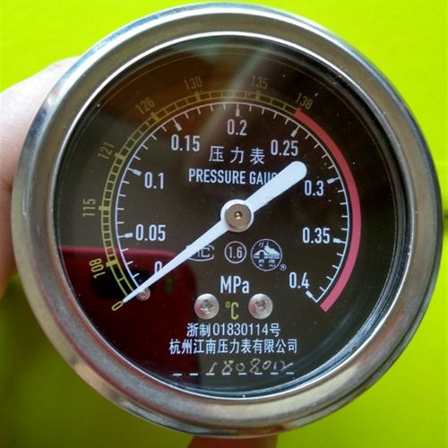 杭州江南压力表0-0.4MPaY60Z江阴滨江立式卧式压力蒸汽灭菌器配件