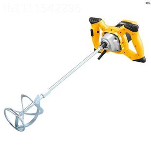 饲 j混专业级漆水泥油腻子涂料8搅灰机拌机双66300手泥土手搅持式