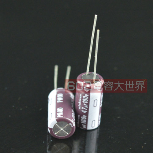50只100V47UF尼吉康10*20电解电容PM频低阻开关电源LED滤波频