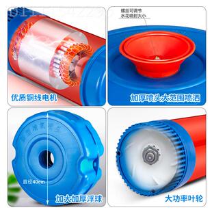 鱼EHQ塘增氧机泵浮灌水泵220V全自动大功率增养殖池氧塘排抽水机