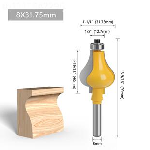 葫芦型刀柄线条刀木工 8柄 1刀2 12柄 莱 铣刀锣铣刀雕刻碳QHZ钢
