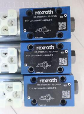 R900915069 4/W电E6D6XEWOAG24N9K4/B10 德国力士R乐EXROTH磁阀
