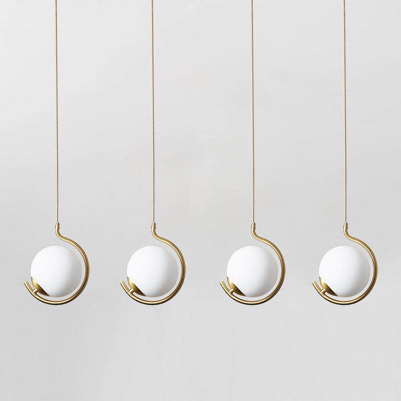 卧室床头玻璃小吊灯现代创意个性餐厅吧台灯具服装店橱窗装饰吊灯