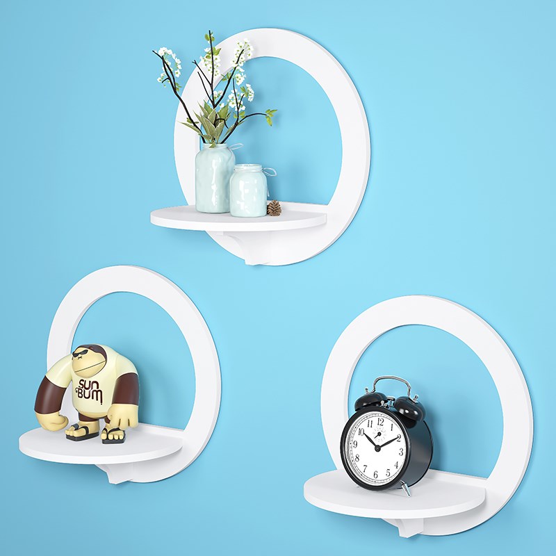北欧风格客厅墙面ins置物架卧室房间装饰品创意墙壁装饰挂件壁饰