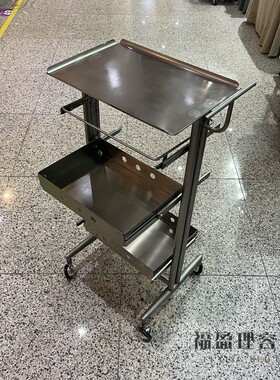 理发店发型师工具柜美发产品烫染区推车发廊专用柜子不锈钢储物柜